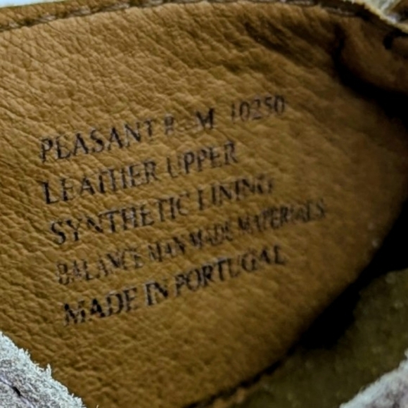 OTBT Peasant Wedge Platform Slingback Sandal Suede Leather Rosetta Blush 8 NWOB - Picture 13 of 13